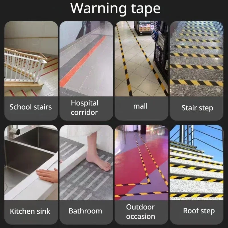 Водонепроницаемая клейкая лента 25 мм x 5 м для лестниц и пола нескользящая с