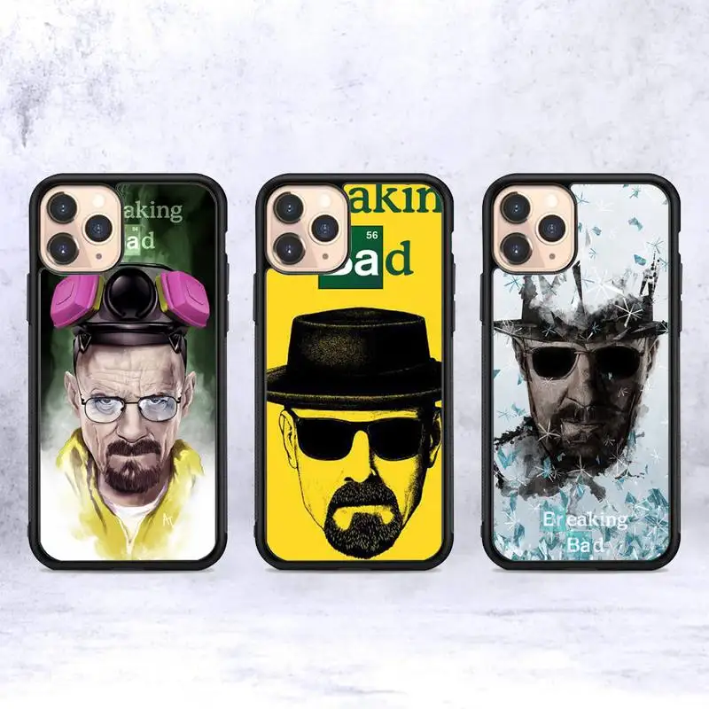 

Breaking Bad Phone Case Silicone PC+TPU Case for iPhone 11 12 13 Pro Max 8 7 6 Plus X SE XR Hard Fundas