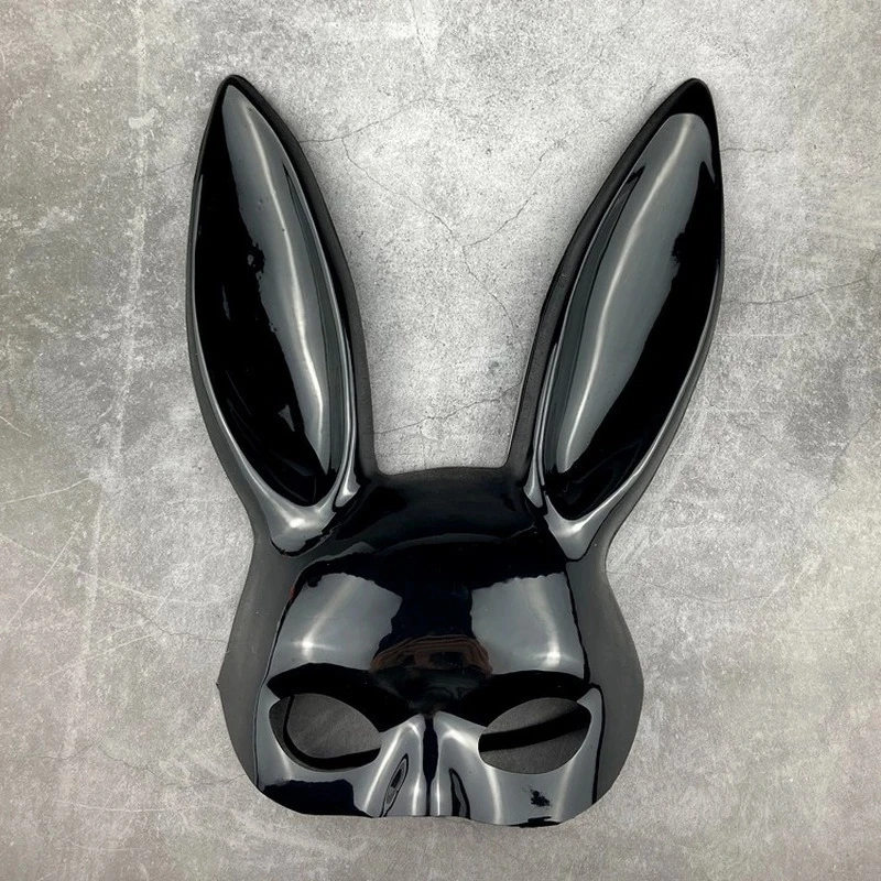 

Рождественская маска с кроликом, маска для бара, маскарада, кролика, девушки, маска для ушей, маски на Хэллоуин, аниме маска, детское лицо, Шил...