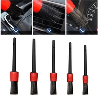 5pcsset car detailing brush set car detailing brushes for car cleaning tools dashboard air outlet wheel brush car accessories