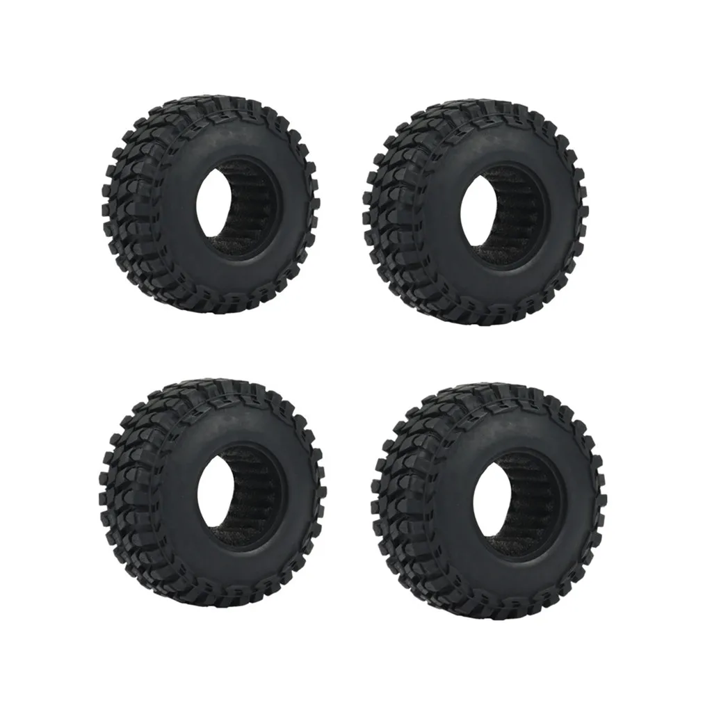 

Brand New High Quality 4pcs RC Car Tire Tadpole Tire Flower Aggressive Lugs RC Crawler Car Skin Floral RC Crawler Axial SCX24