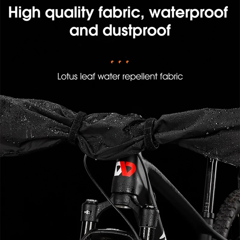 

WEST BIKING Bicycle Cycling Handle Bar Rain Cover Dust Cover Sun Protection Handlebar Grips Bicycle Accessories Handlebar Covers