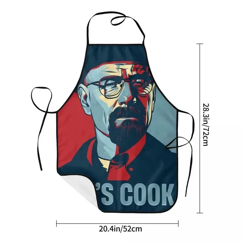 Фартуки «Let's Cook Breaking Bad» для женщин и мужчин, грязеотталкивающие, для кафе, из полиэстера, для уборки дома (art.: 3920d7b53e76f) - 3920d7b53e76f