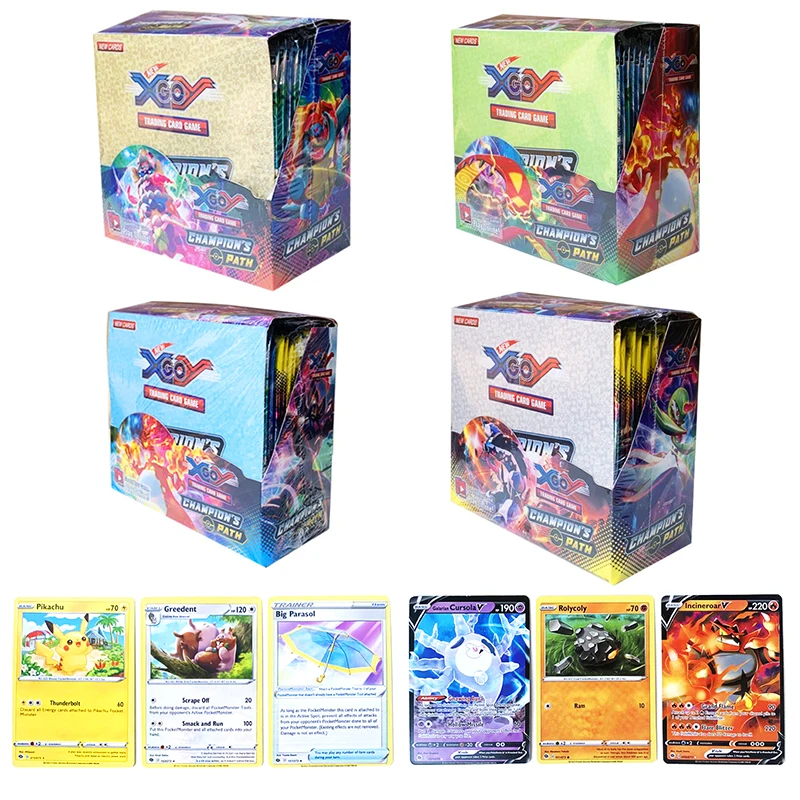

2022 324Pcs/Box Pokemon Cards Pikachu Card English Trading Cards Game Evolutions Booster Collectible Kids Boy Toys Gift