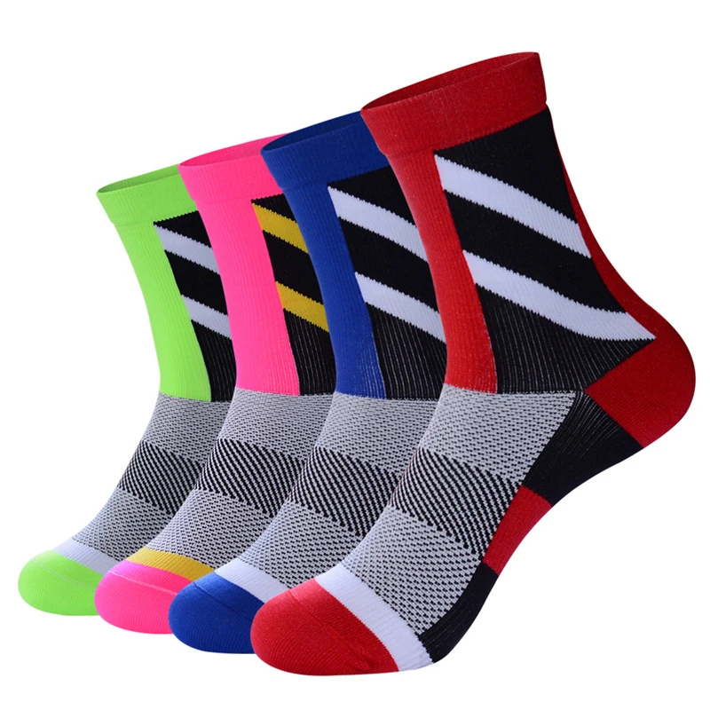 Basketball Ball Men Sock Sports Breathable Women Compression  Running Riding Cycling Knee high Basketball Biking Hockey Soccer