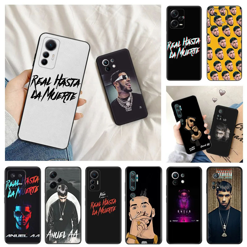 

Anuel AA Rap Rapper Soft Phone Cases For Redmi A1 10A 10C 11 Prime RedmiNote 12 Pro 11SE 11S 11E 11T 10 Lite 10S 5G Matte Cover