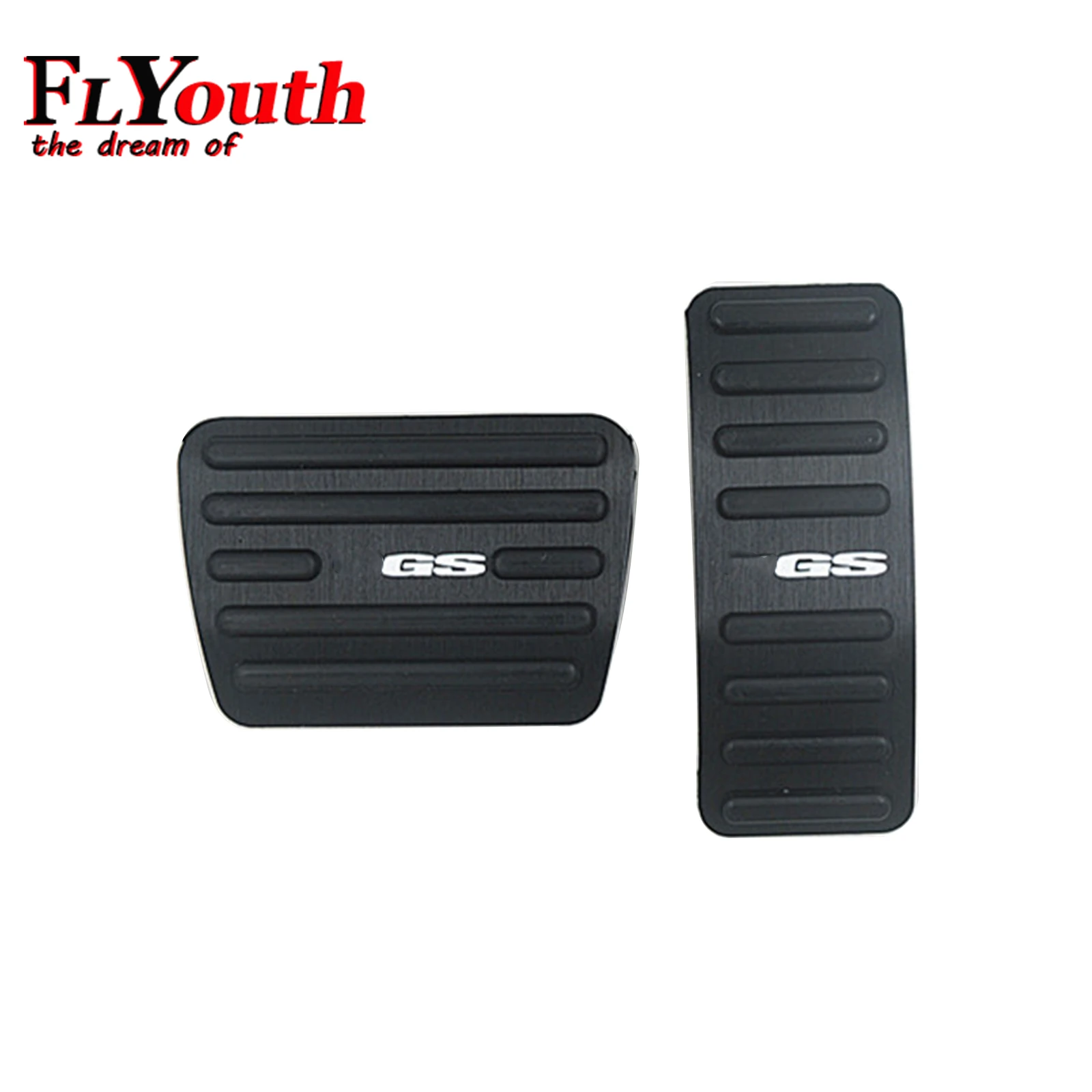 

Aluminum alloy Pedals Cover For MG GS 2015-2019 No Drilling Non-Slip Aluminum Brake And Accelerator Pedal Cover