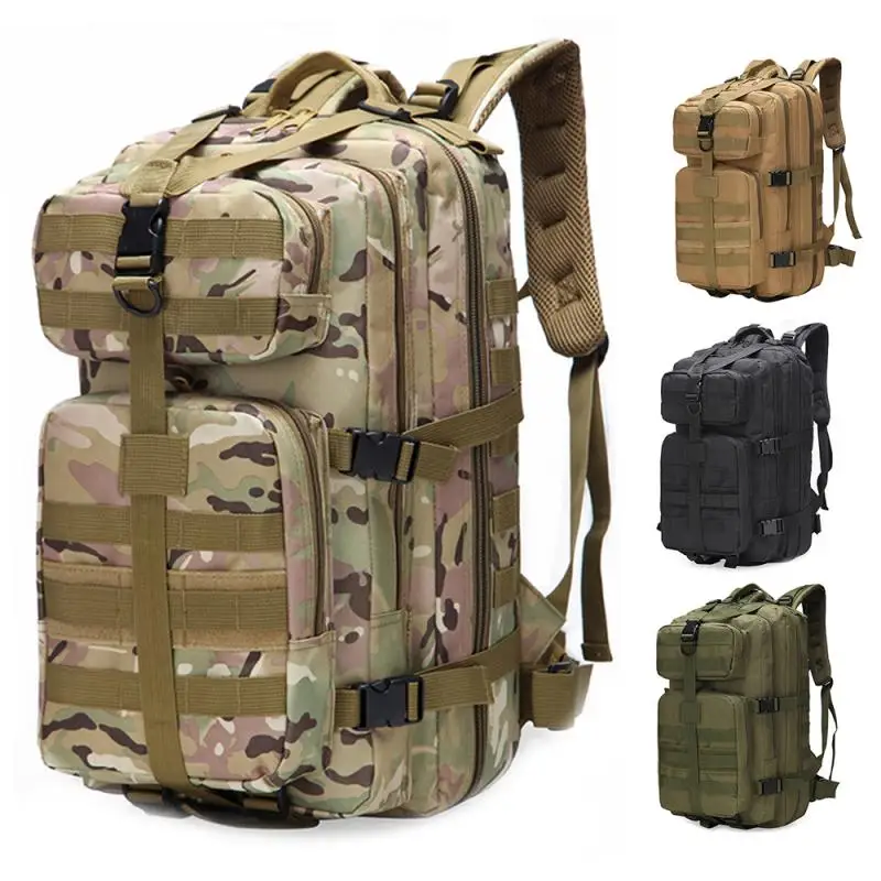 

Men's Backpack Military Backpack Army Tactical Molle Backpack Men's Travel Sports Bag Outdoor Camping Hiker Survival Bag 35L
