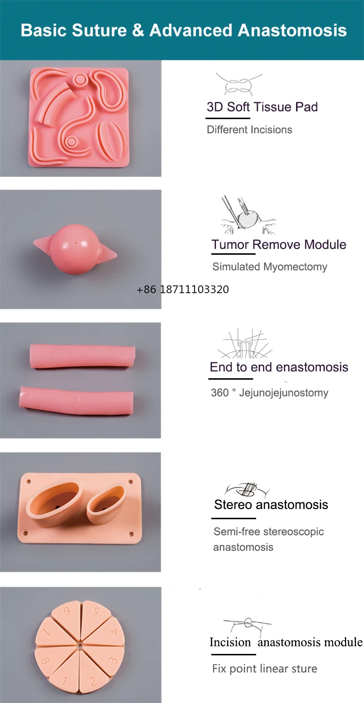 Лапароскопическая тренировочная коробка тренажер для эндоскопии симулятор