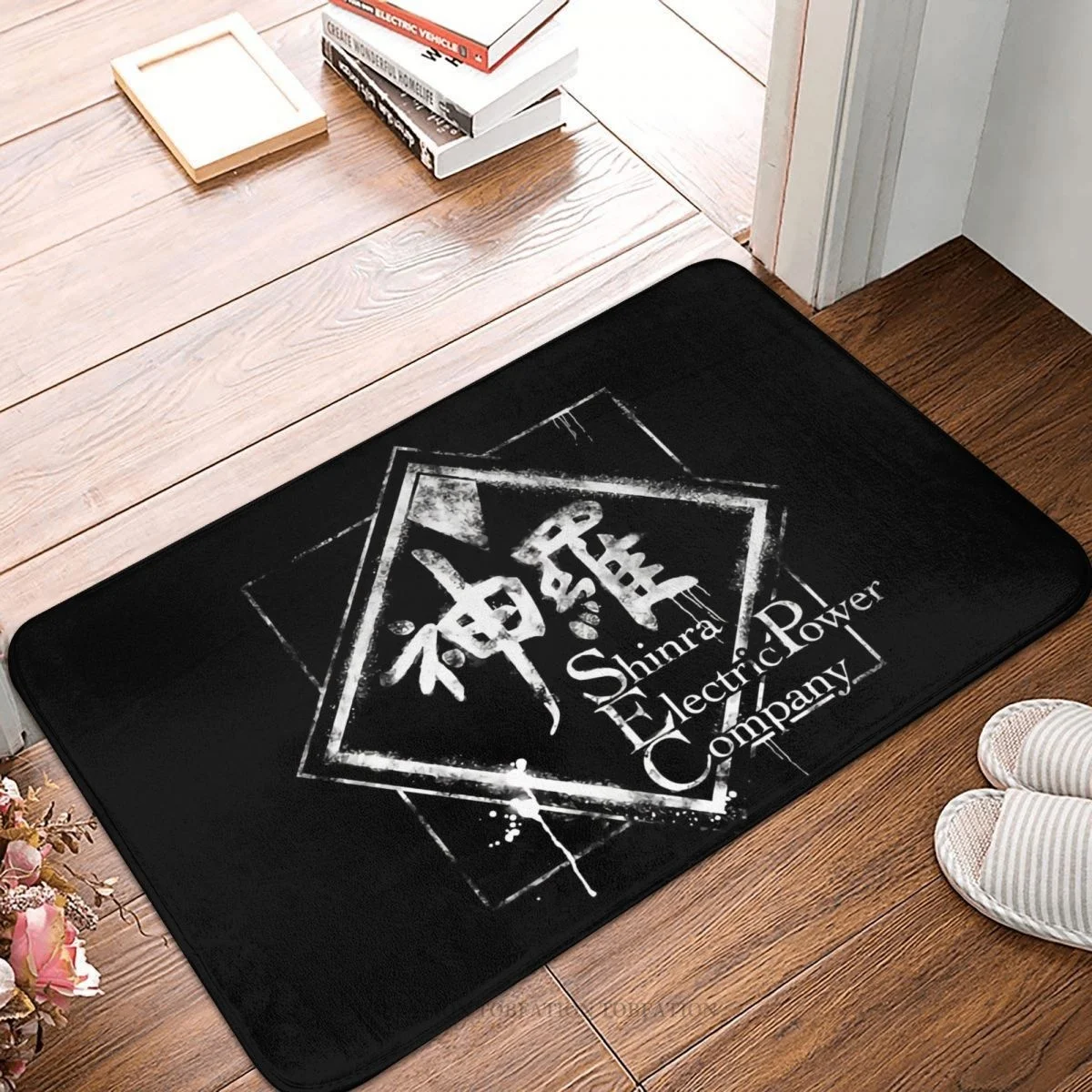 

Final Fantasy FF Game Anti-Slip Doormat Kitchen Mat Shinra Floor Carpet Entrance Door Rug Bedroom Decor