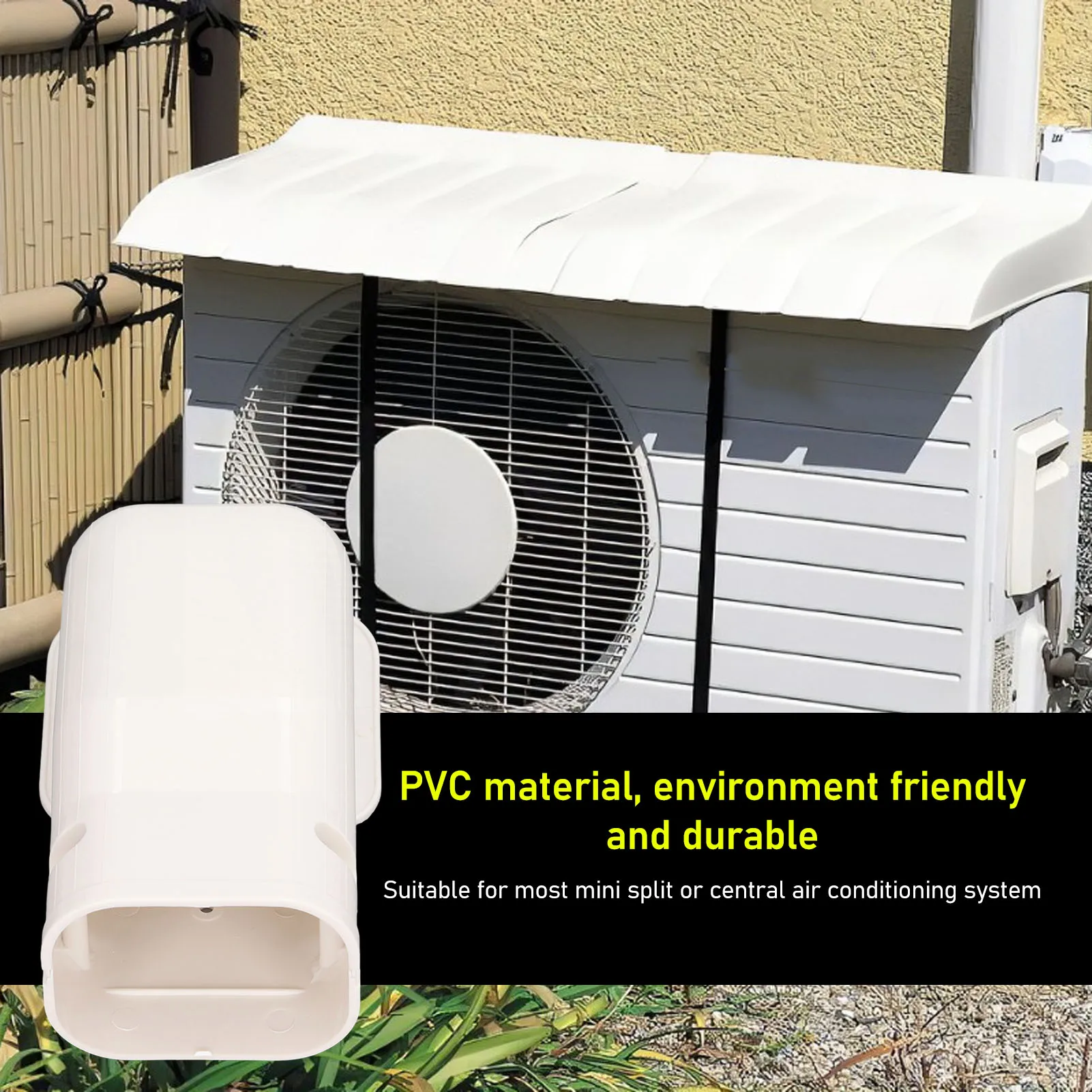 

Крышка для труб кондиционера, ПВХ линейная крышка, сетевая Защитная крышка для внутренних и наружных работ