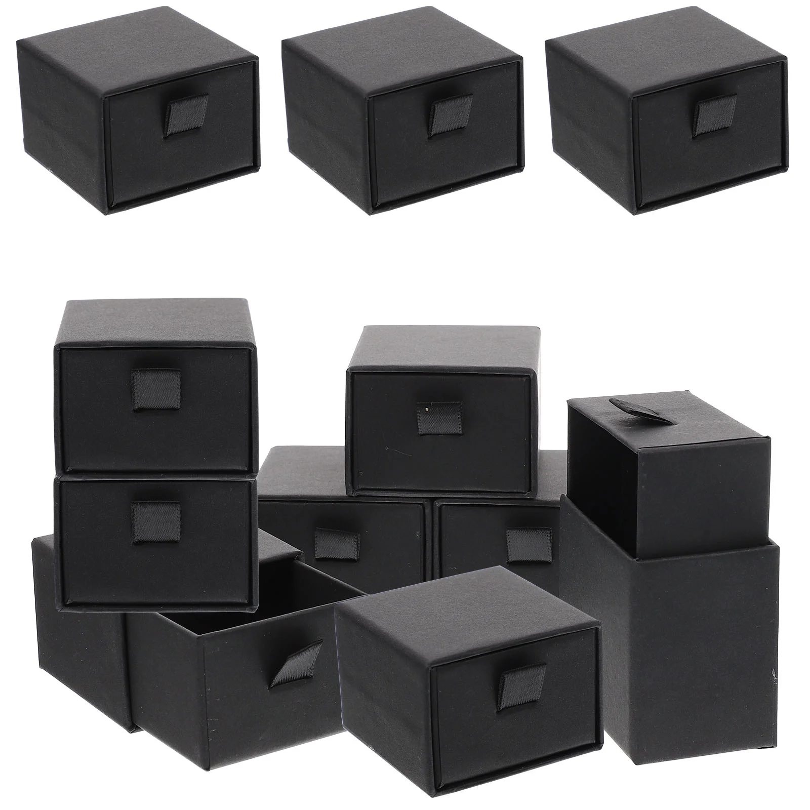 

12 Pcs Drawer Jewelry Box Travel Case Holder Unique Organizer Paper Jam Decorative Stash Box Container