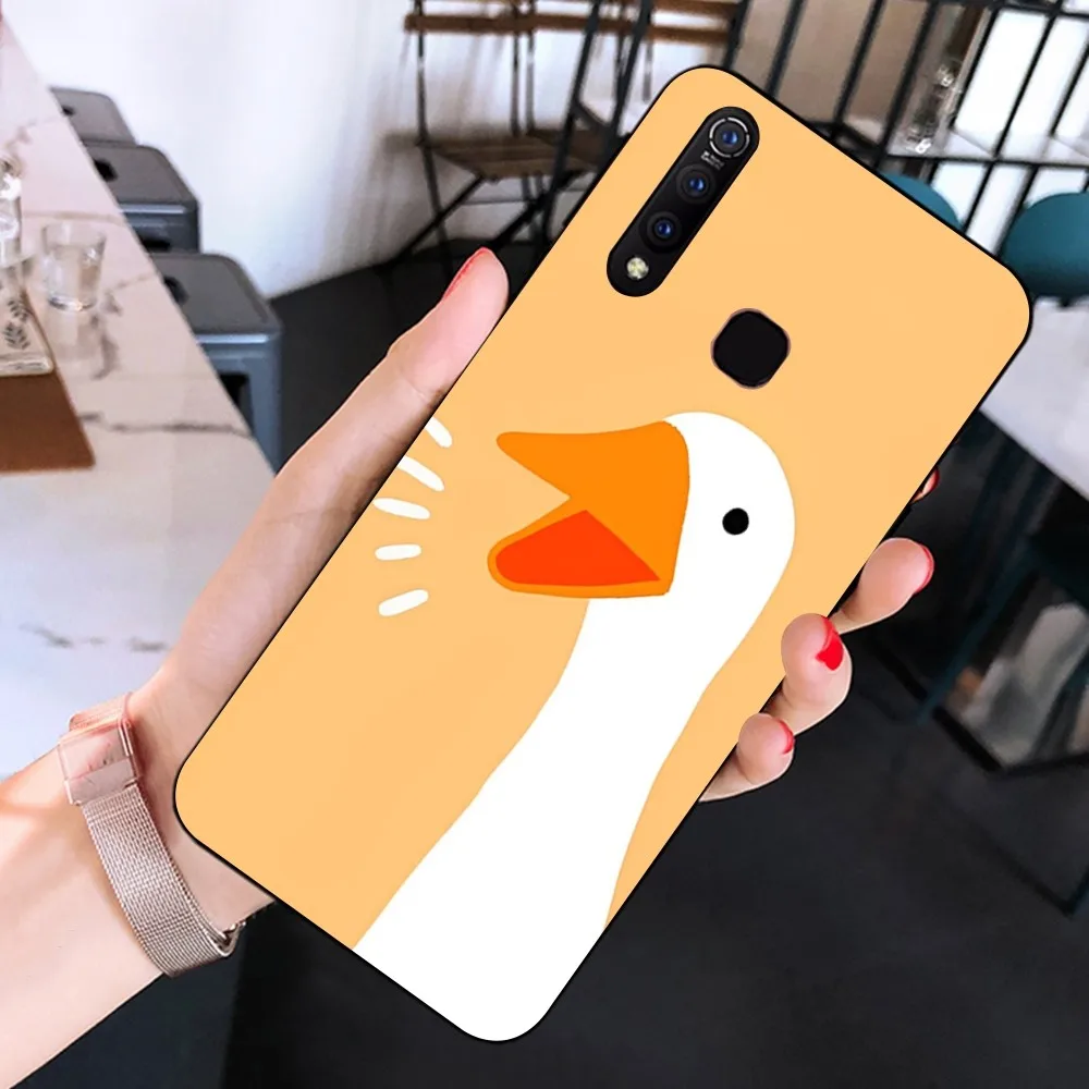Goose Duck Cute Phone Case For Huawei Y9 6 7 5 Prime Enjoy 7s 7 8 Plus 7a 9e 9plus 8E Lite Psmart Shell