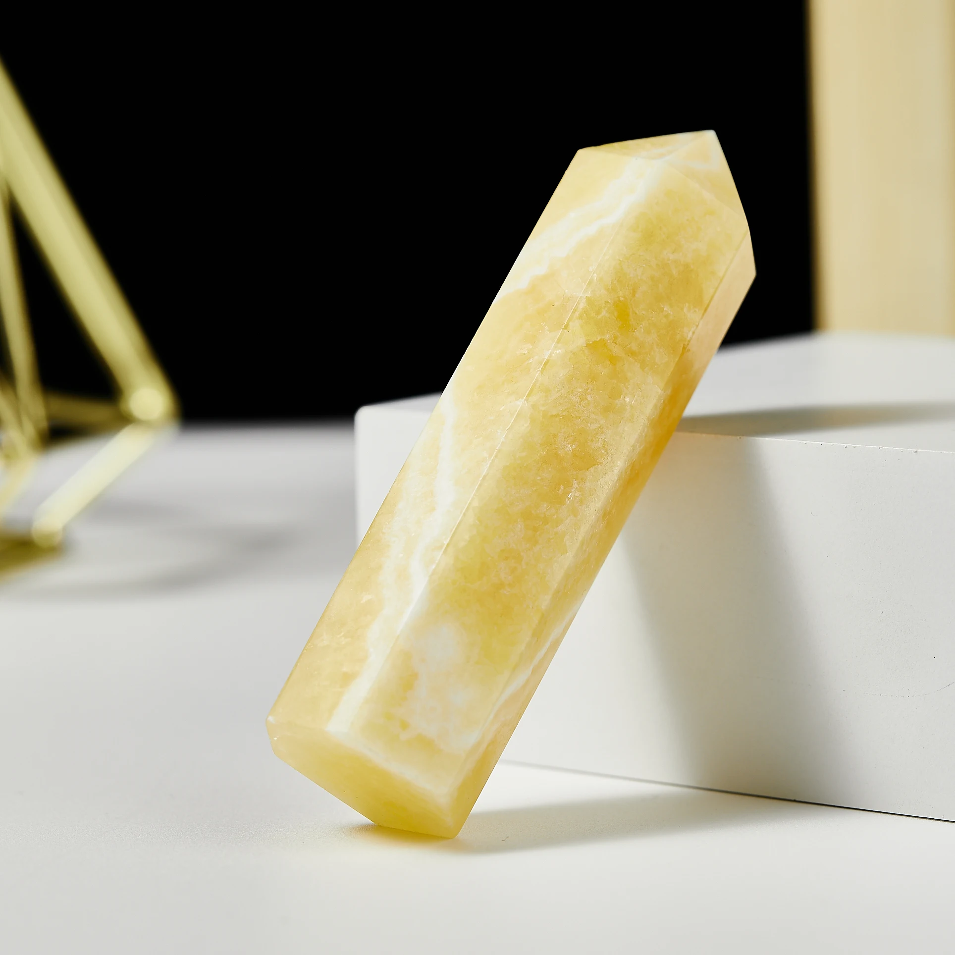 Хрустальная точечная призма натуральный камень Кварцевая башня энергетическая