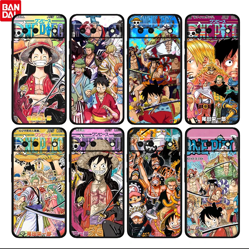 

Anime One Piece Cool Shockproof Cover for Google Pixel 7 6 Pro 6a 5 5a 4 4a XL 5G Black Phone Case Shell Soft Fundas Cover Capa