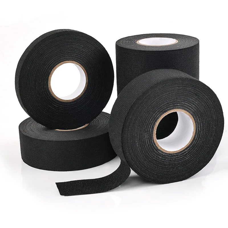

Electrical Tapes Heat Resistant Harness Bundle Insulate Auto Wiring Fabric Cloth Wrap Waterproof Cable Organizer Adhesive Tape