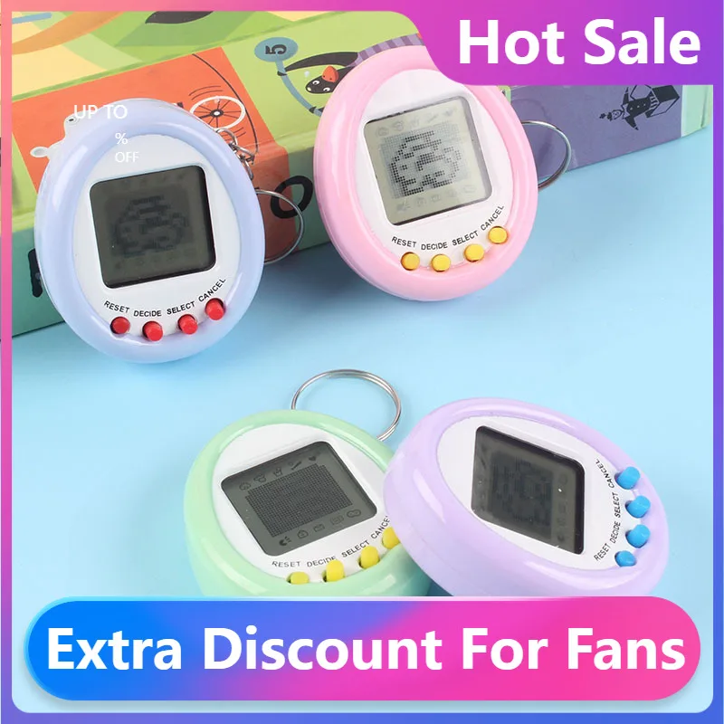 

Fashion Tamagotchi Electronic Pets Gift Keyring Pets Toys Gift Christmas Educational Funny 90S Nostalgic Virtual Cyber Pet Toy