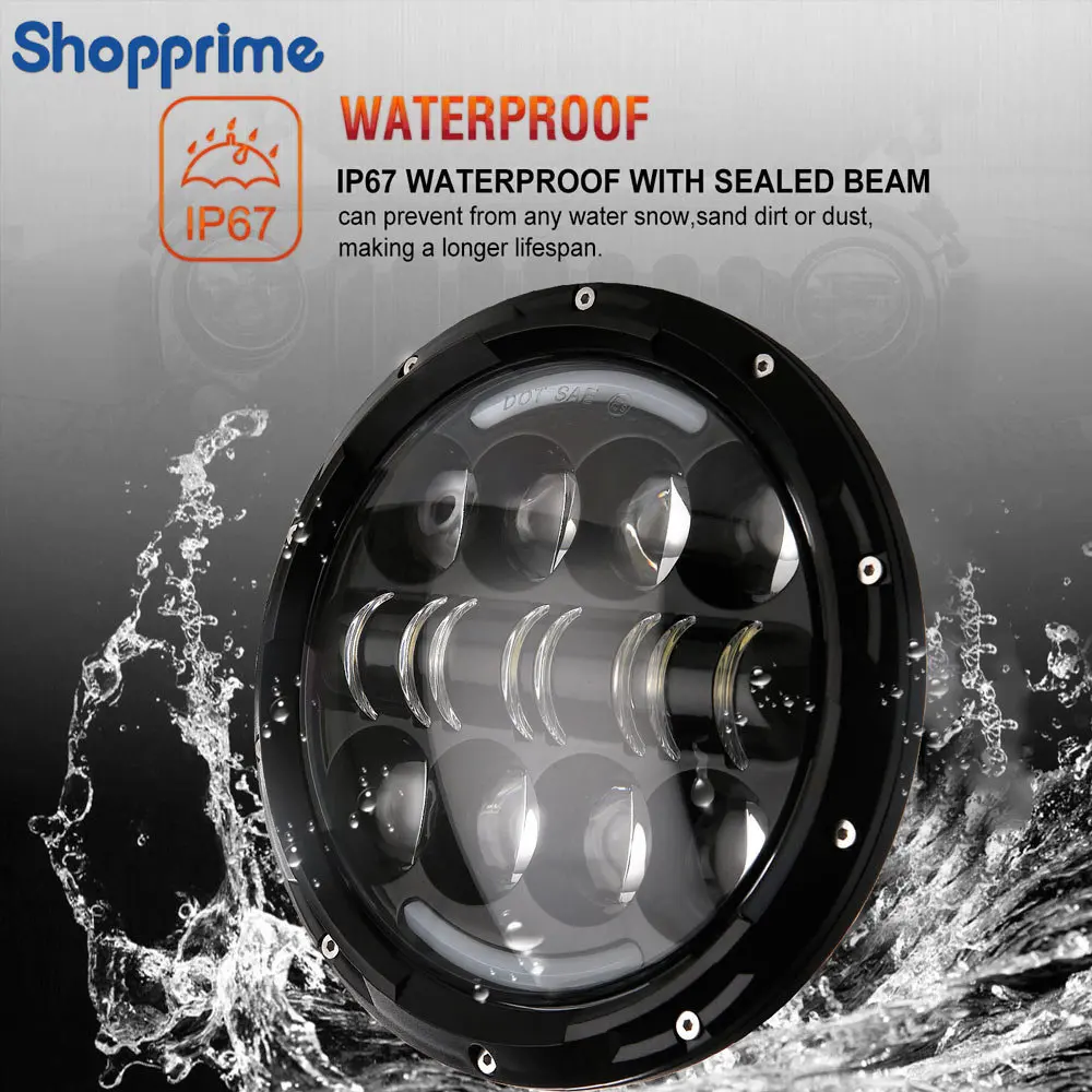 

For Motorcycle Accessories 7 inch Projector LED Headlight FLS, FLSTC, FLSTF, FLSTFB, FLSTN Touring Trike.