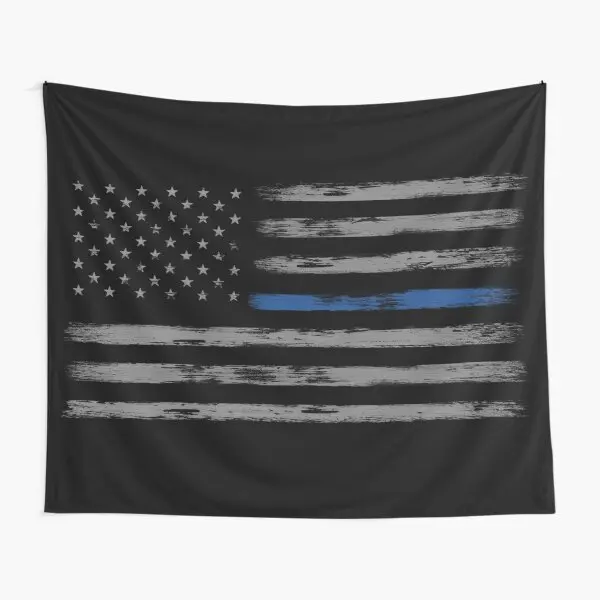 

Синяя линия серый гобелен цветной Йога домашний декор для гостиной путешествия Печатный искусство подвесное настенное покрывало одеяло кр...