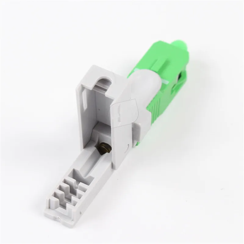 

100pcs embedded SC APC optical fiber connector single mode optical cable quick connector cold connector