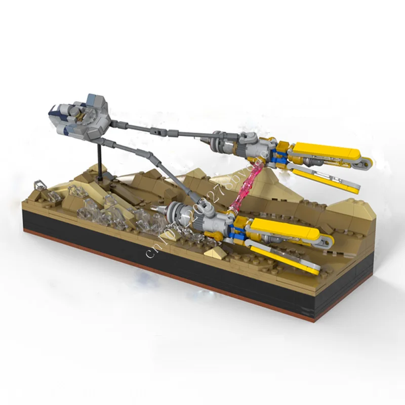 446 шт. эпизод I микро Диона Pod гоночное оружие космической войны MOC космический