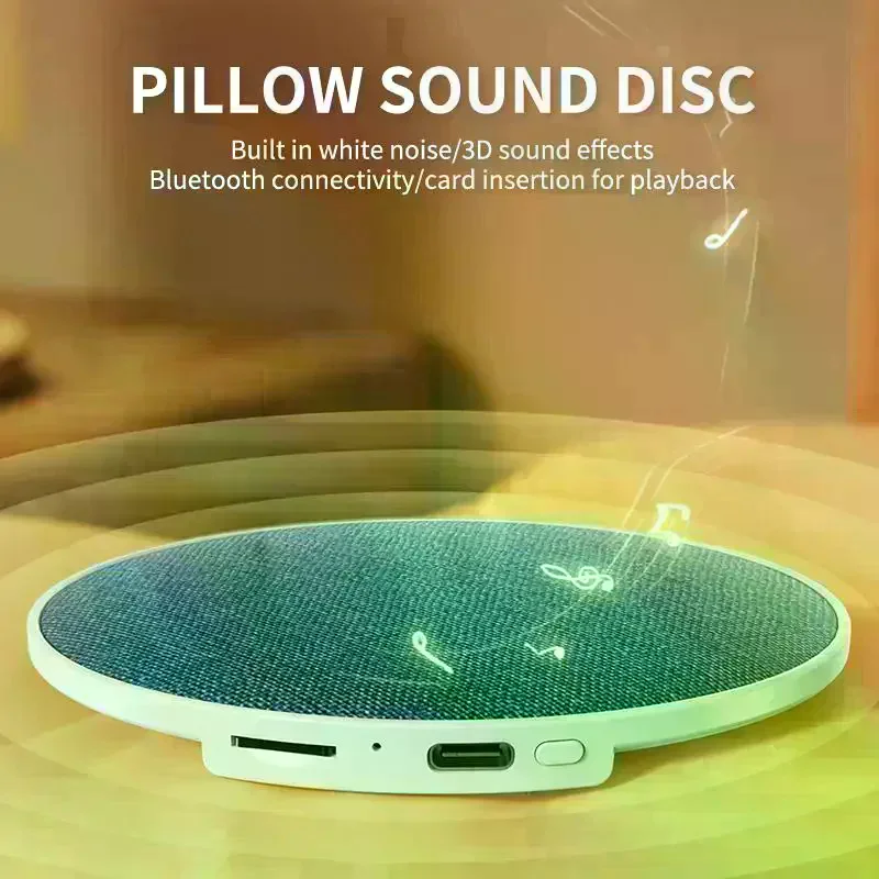 Фото Ультратонкая Hi-Fi колонка для сна под подушкой с шумоподавлением и костной проводимостью для глубокого сна, новинка 2026 года №3