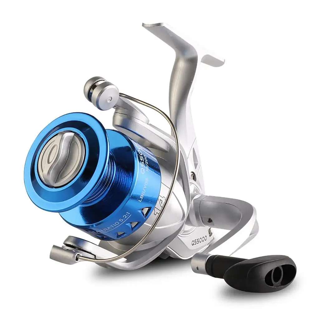 

Lure Spinning Fishing Reel Max Drag 5kg Gear Ratio 5.2:1 1000-7000 Spinning Reel Fishing Tackle Accessories Dropshipping