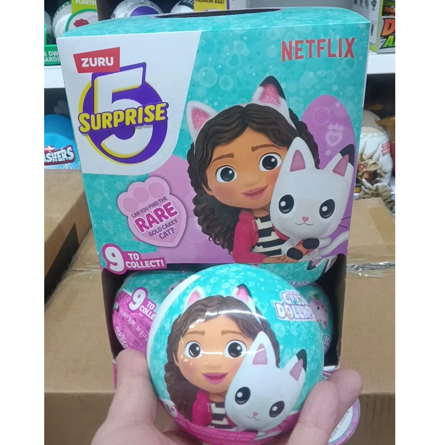 Фото Zuru 5 Surprise Gabby’s Dollhouse Blind Ball Netflix Dreamworks Набор миниатюрных фигурок Коллекционная диорама-украшение для любителей хобби №2