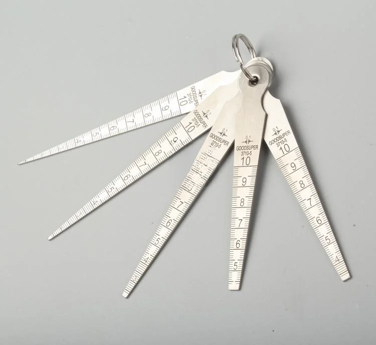

5 Sets of Wedge Feeler/Tip Ruler Cone Feeler/Set Gap Gauge/Car Body Sheet Metal 1-10mm