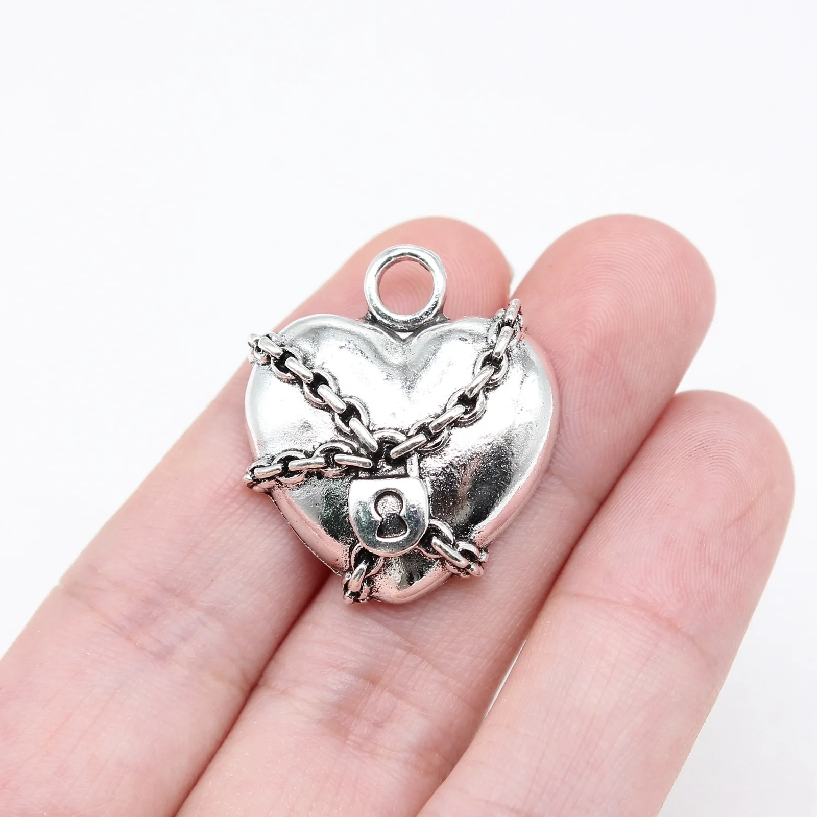 WYSIWYG 5 шт. 27x24 мм Античная Серебряная цветная Готическая цепочка фотоэлемент для