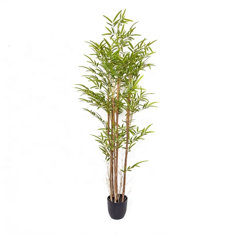 

Artificial bamboo bonsai Fake Bamboo Tree Artificial Greenery Plants in Nursery Pot Decorative Trees for Home Office Lobby