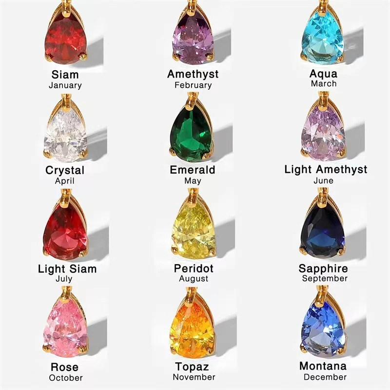 

Fashion Classic Month Colorful Women's Pendant Necklace Holiday Gift