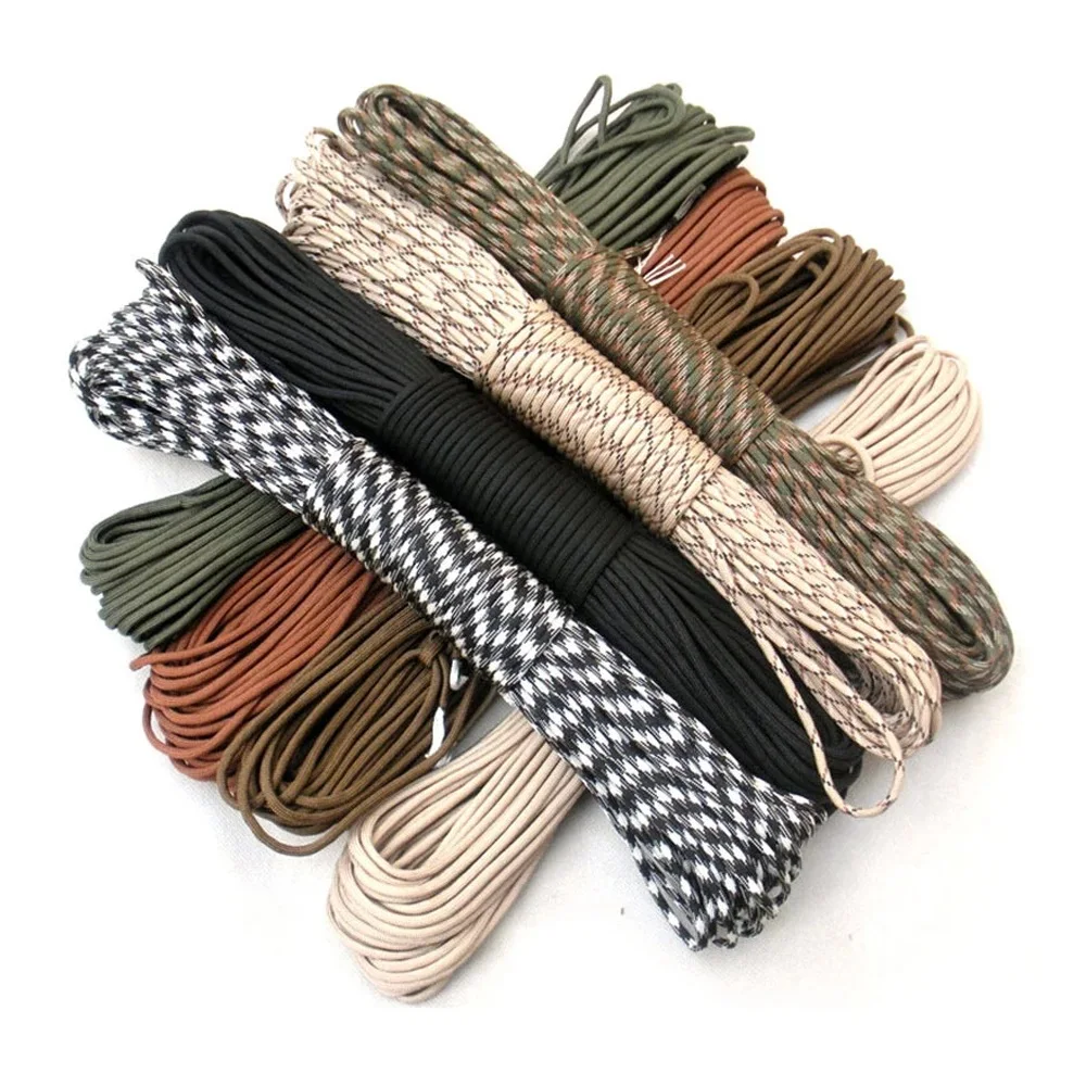 9-ядерный паракорд 650 фунтов диаметр 5/15/31 м 4 мм военная тактическая парашютная