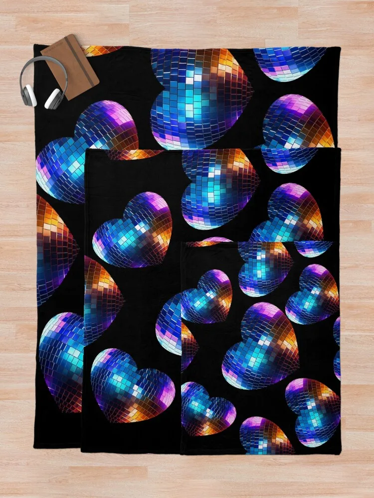 Зеркальный диско-шар - в форме сердца плед стиле аниме мягкие кровати пушистые