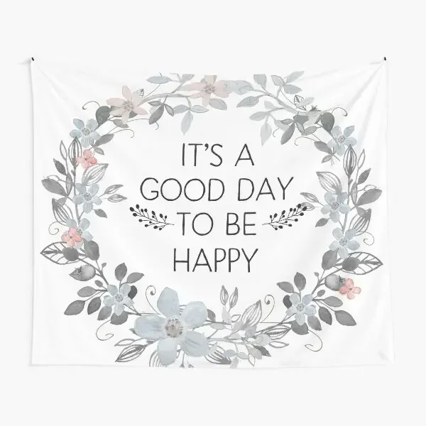 Вдохновляющие цитаты это хороший день для гобеленового покрывала украшение