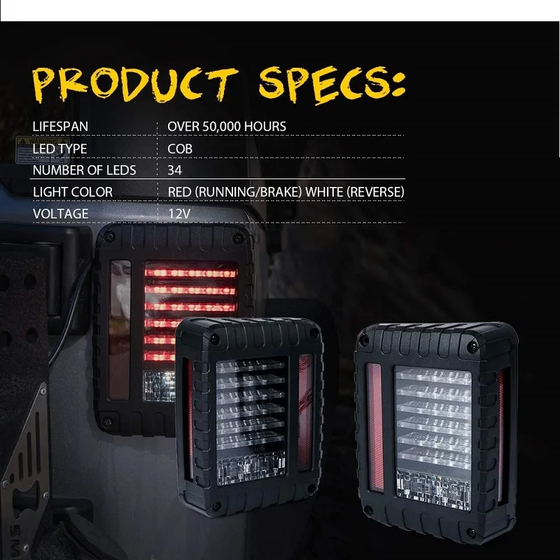 2 шт. 12 В автомобильные светодиодные задние фонари в сборе указатели поворота