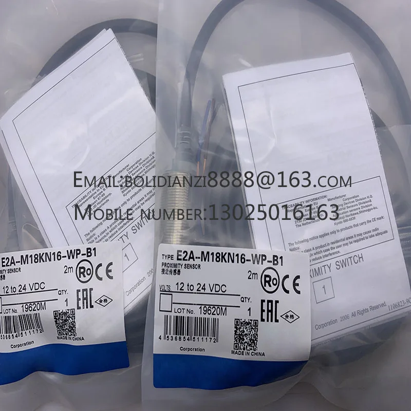 Новый датчик приближения E2A-M18KN16-M1-C1/C2 E2A-M18KN16-M1-B1 B2 Гарантия один год В наличии
