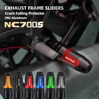 for honda nc700s nc7 00s 2012 2013 2012 2019 2020 2021 cnc accessories exhaust frame sliders crash pads falling protector