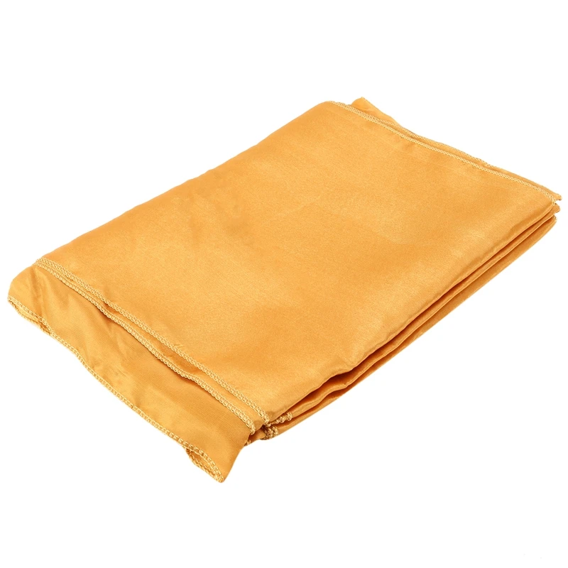 

5 шт., Длинная Золотая атласная шелковая настольная дорожка для свадьбы