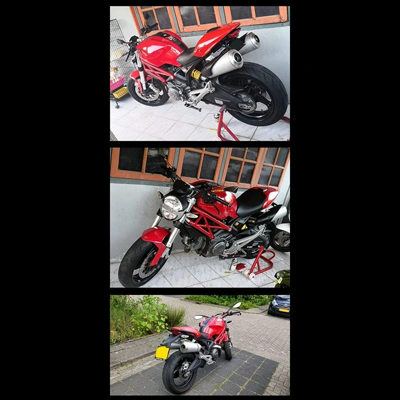 Обтекатель заднего пассажирского сиденья мотоцикла для Ducati Monster 659 696 796 1100 2008-2014