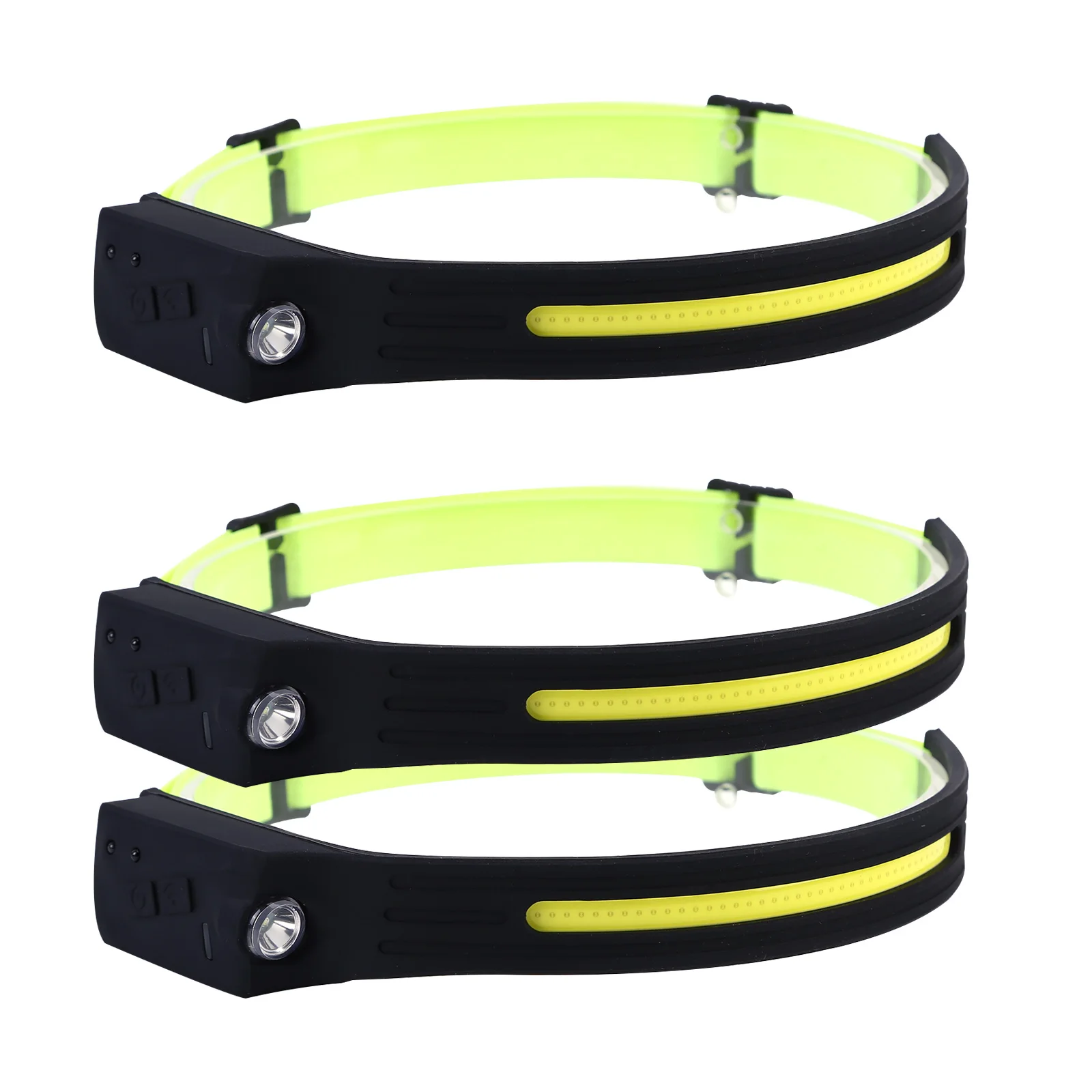 

Outdoor Headlamp Sweat Proof Headlamp Weatherproof 350 lm USB Rechargeable Wave Induction Headlight Outdoor Lighting Tool