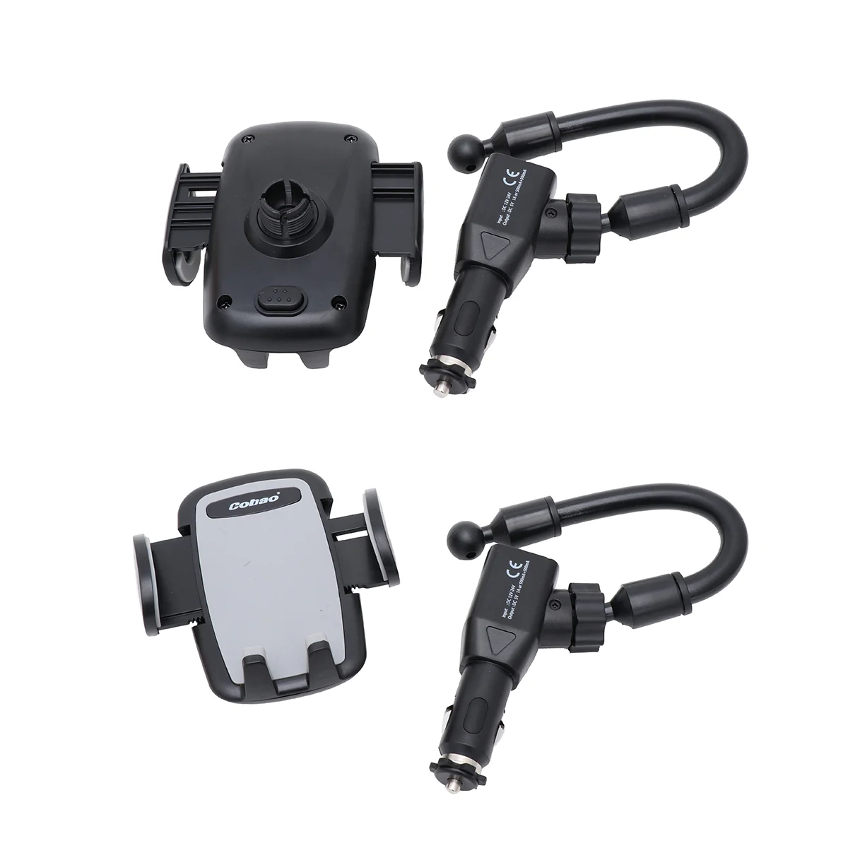 

1 Pc Car Dual USB Port Car Holder Navigation Stand Bracket for Car