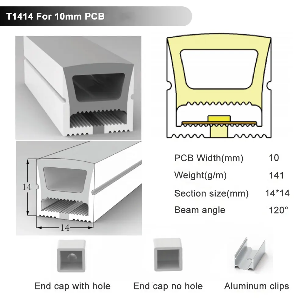 FUNZENXIN Силиконовая гибкая светодиодная трубка RGB