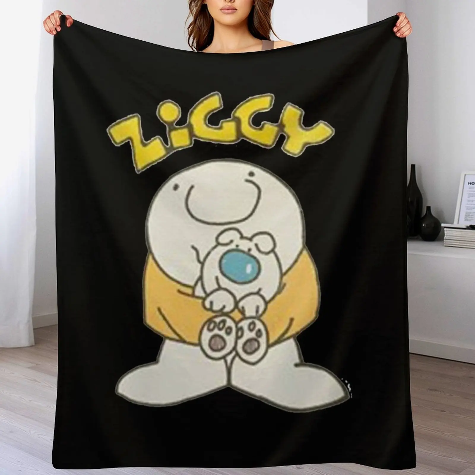 Одеяло с героями мультфильмов Зигги