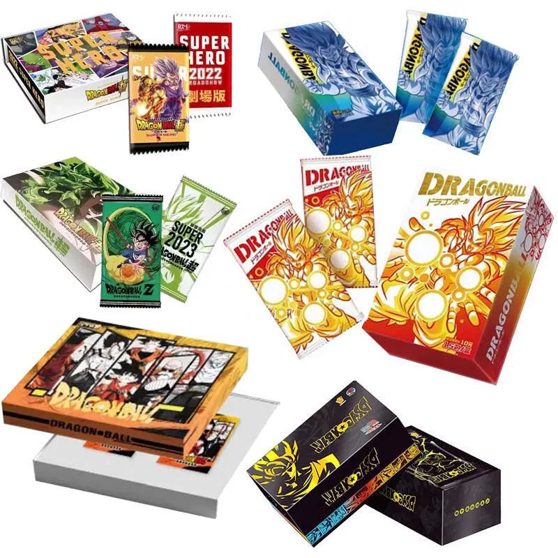

Чехол карты Dragon Ball, коллекция японского аниме, карты Son Goku Bronzing SP SSR Gold Card Edition, аниме персонажи