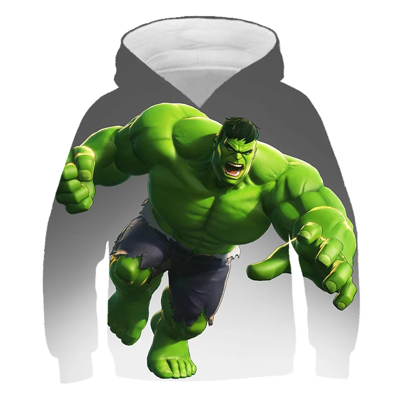 

Boys Autumn/Winter Marvel Hulk Long Sleeve Hoodies New Fashion Children Sweatshirts Teen Boys Hoodie Tops Pullover Clothes