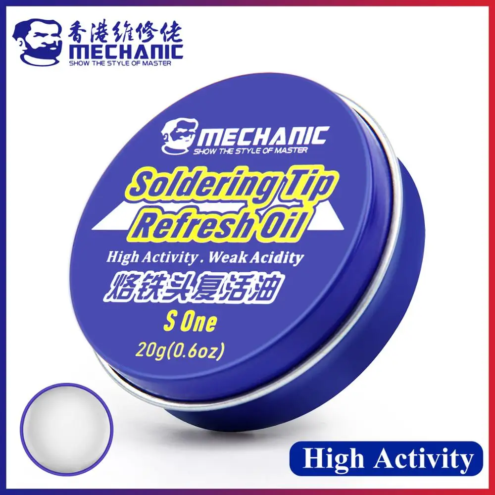 

MECHANIC S One Electrical Soldering Iron Tip Refresher Clean Paste Welding Flux Cream For Oxide Solder Tips Head Resurrection