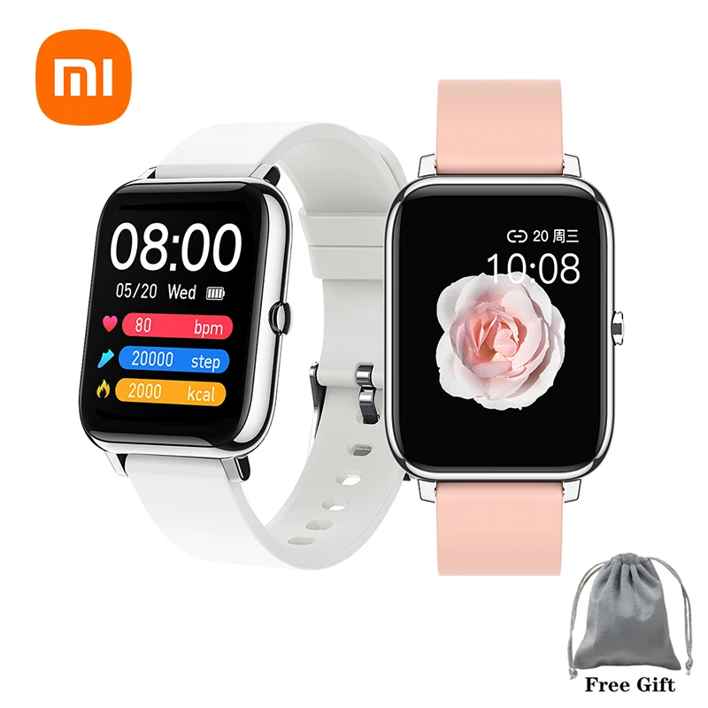 

Xiaomi Smart Watch Men Women Waterproof Fitness Tracker Heart Rate Sleep Monitor Sports Bracelet Custom Dial Clock SmartWatch