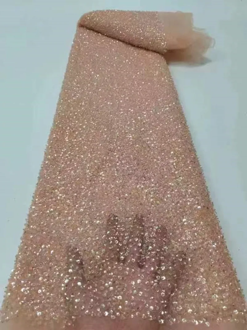 Новая высококачественная Роскошная сетка с бусинами и жемчужинами блестками