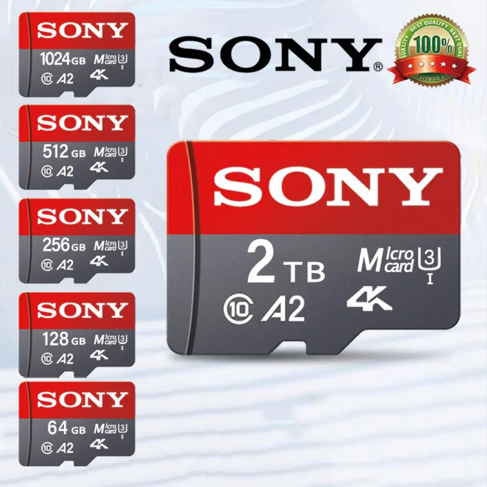 Карта памяти 2 ТБ U3 1 512 ГБ Micro TF SD aCard 128 256 V60 4K Full HD флэш-карта для